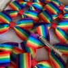 Handmade Rainbow Hair Clips (x2)