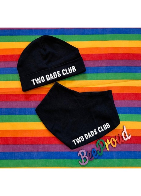 Two Dads Club Hat & Bib Set