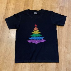 Rainbow Glitter Christmas Tree